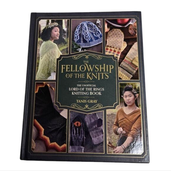 LOTR Fellowship Of The Knits knitting‎ book By Tanis Gray - Picture 1 of 10